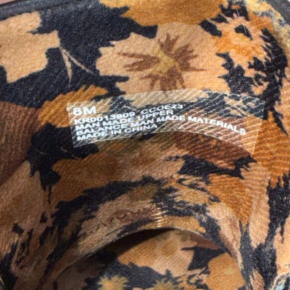 Korks Kork Ease Robin Black Faux Leather Platform Chunky Boots Booties Size 8 - Picture 9 of 10